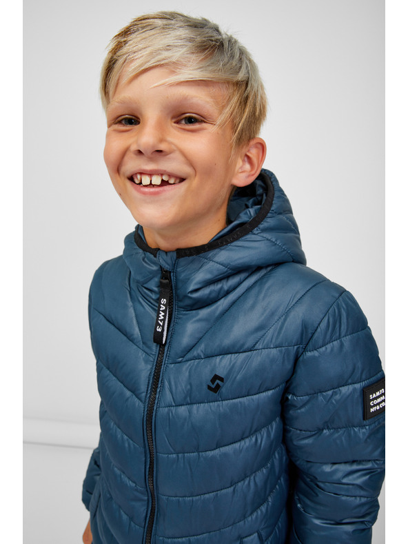 Sam 73 Modra fantovska prešita jakna SAM 73 Kyain