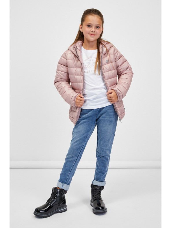 Sam 73 Staro roza dekliška prešita jakna SAM 73 Uchenna