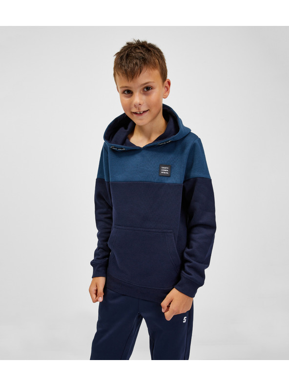 Sam 73 Temno modra fantovska jopa s kapuco SAM 73 Sall