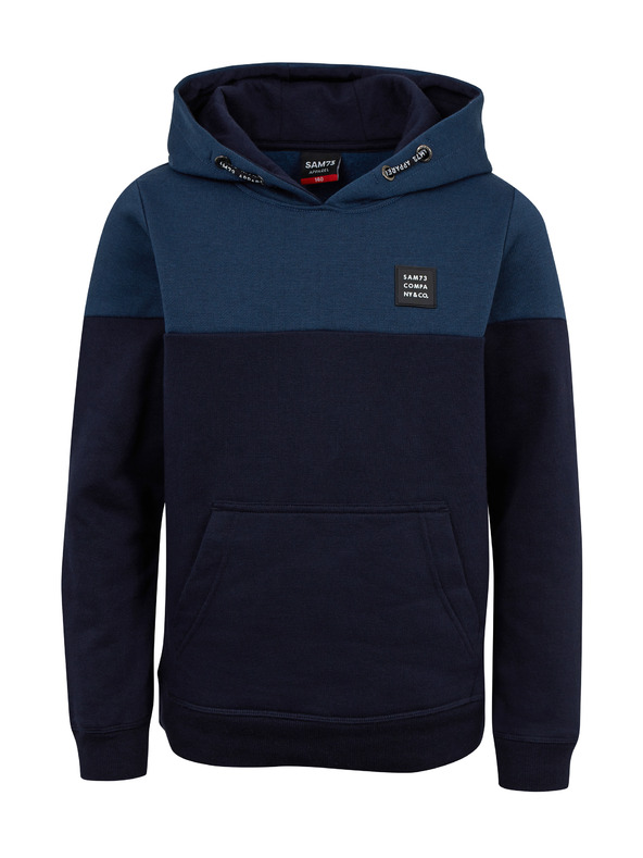 Sam 73 Temno modra fantovska jopa s kapuco SAM 73 Sall