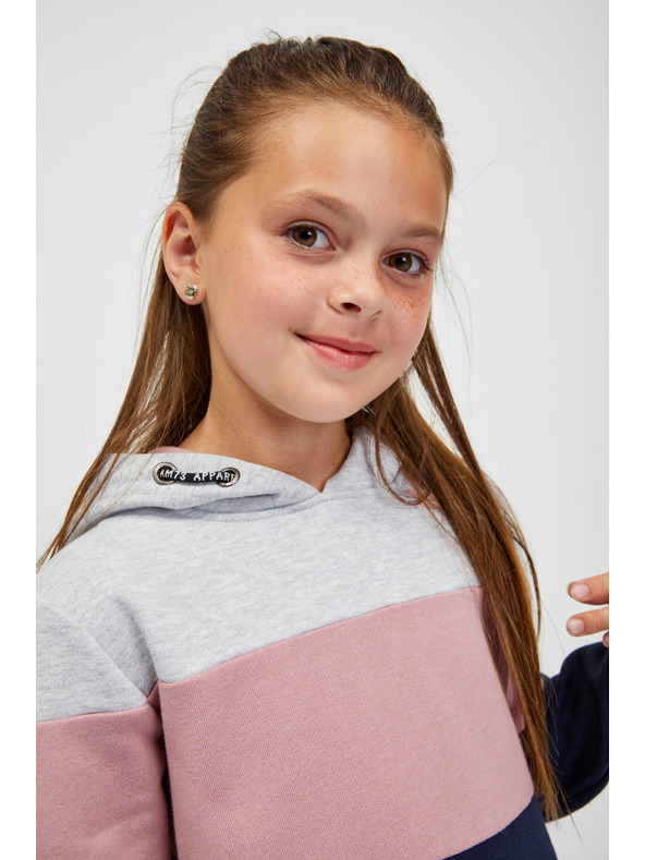 Sam 73 Modra in roza dekliška kapuca SAM 73 Leael