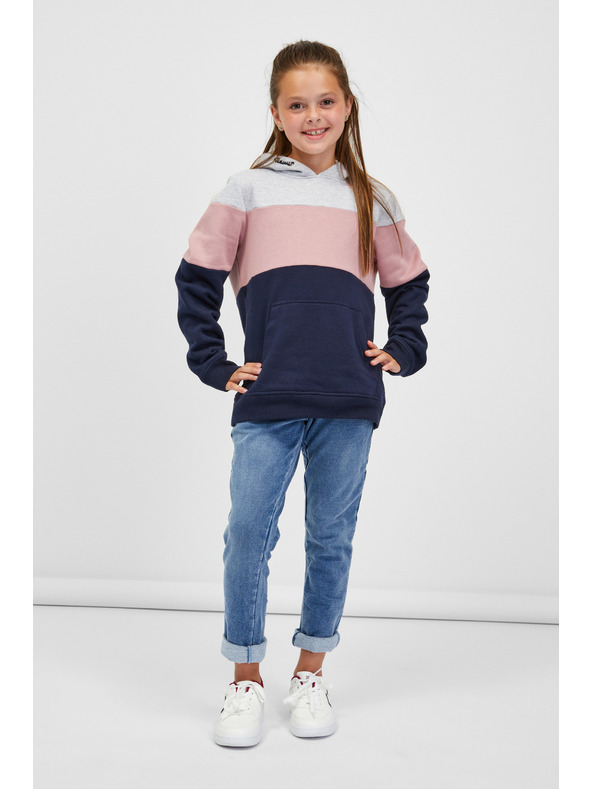 Sam 73 Modra in roza dekliška kapuca SAM 73 Leael