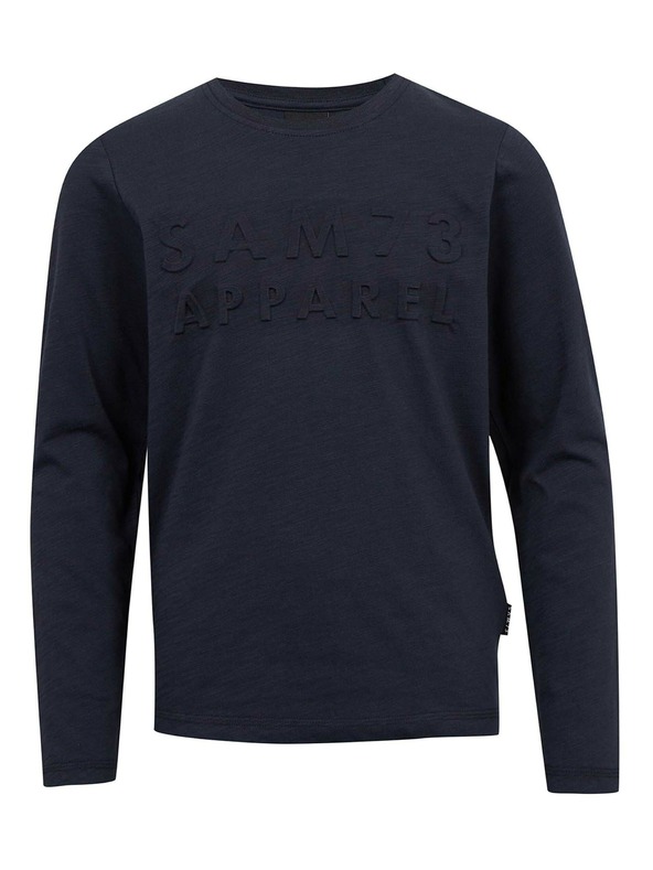 Sam 73 Temno modra fantovska majica z dolgimi rokavi SAM 73 Celdor