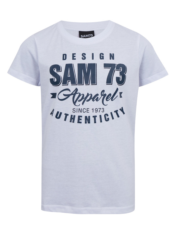 Sam 73 Bela fantovska majica SAM 73 Janson
