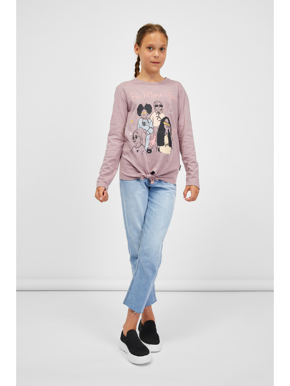 Sam 73 Starorožnata dekliška majica z dolgimi rokavi SAM 73 Vadania