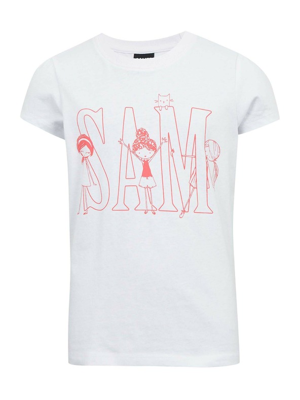 Sam 73 Bela dekliška majica SAM 73 Ielenia