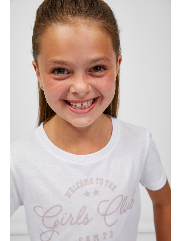 Sam 73 Bela dekliška majica SAM 73 Janli