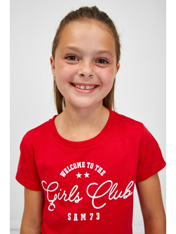 Sam 73 Rdeča dekliška majica SAM 73 Janli