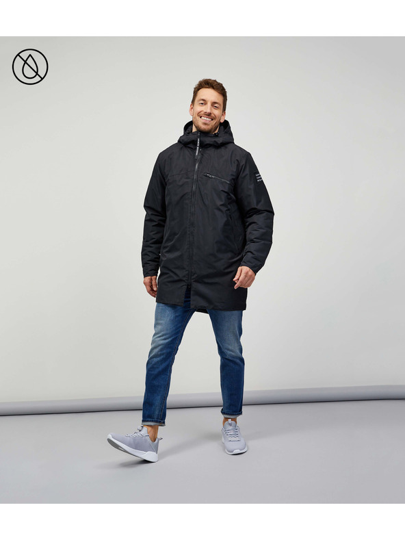 Sam 73 Črna moška parka SAM 73 Cyril