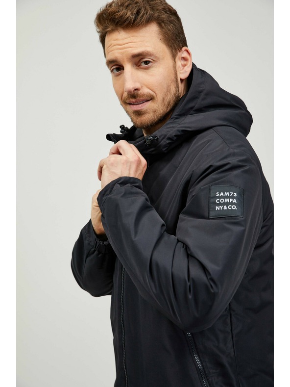 Sam 73 Črna moška parka SAM 73 Cyril