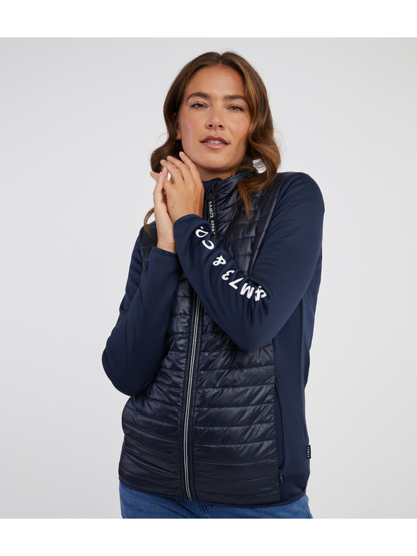 Sam 73 Temno modra ženska lahka prešita jakna SAM 73 Melman