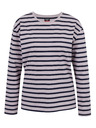 Sam 73 Modra in rožnata ženska črtasta majica z dolgimi rokavi SAM 73 Prudence