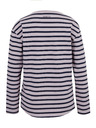 Sam 73 Modra in rožnata ženska črtasta majica z dolgimi rokavi SAM 73 Prudence
