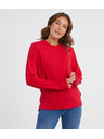 Sam 73 Rdeča ženska majica z dolgimi rokavi SAM 73 Zira