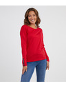 Sam 73 Rdeča ženska majica z dolgimi rokavi SAM 73 Patty