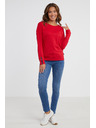 Sam 73 Rdeča ženska majica z dolgimi rokavi SAM 73 Patty