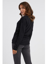 Sam 73 Črna ženska majica z dolgimi rokavi SAM 73 Patty