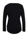 Sam 73 Črna ženska majica z dolgimi rokavi SAM 73 Patty