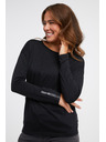 Sam 73 Črna ženska majica z dolgimi rokavi SAM 73 Patty