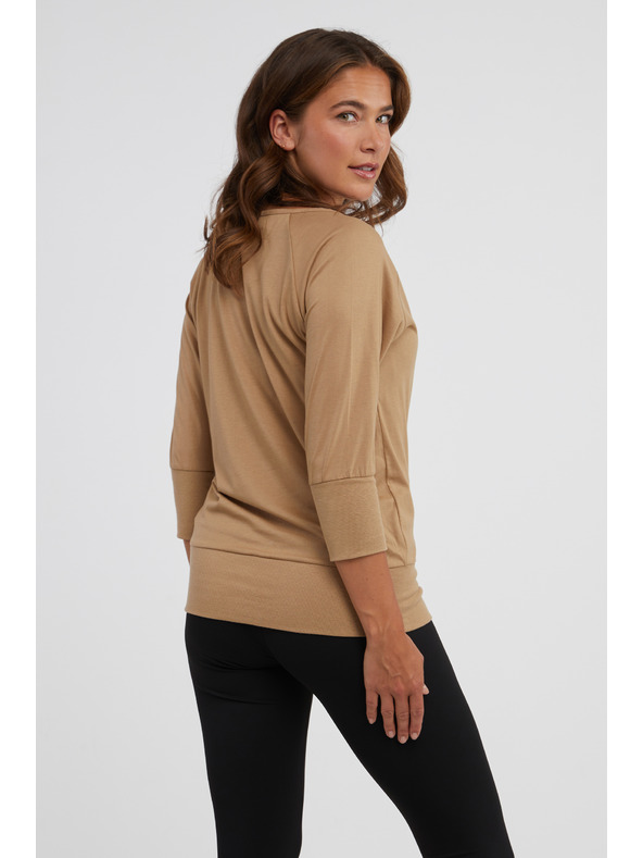 Sam 73 Svetlo rjava ženska majica SAM 73 Selma