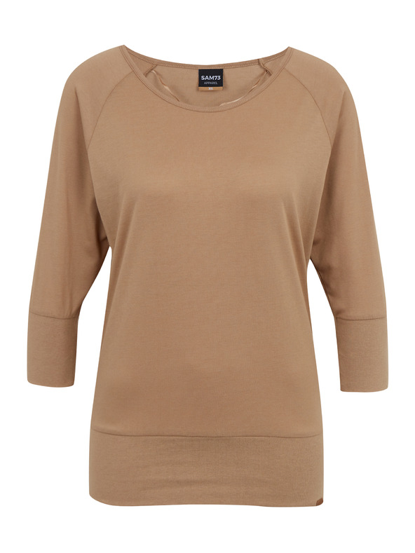 Sam 73 Svetlo rjava ženska majica SAM 73 Selma