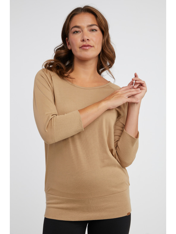 Sam 73 Svetlo rjava ženska majica SAM 73 Selma