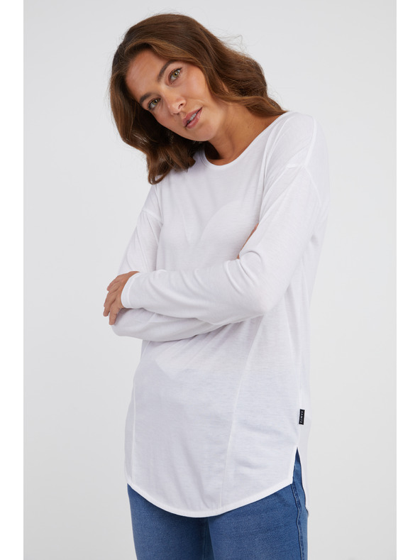 Sam 73 Bela ženska majica z dolgimi rokavi SAM 73 Sherri