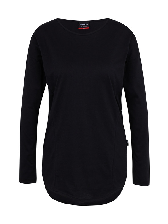 Sam 73 Črna ženska majica z dolgimi rokavi SAM 73 Sherri
