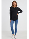 Sam 73 Črna ženska majica z dolgimi rokavi SAM 73 Sherri