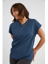 Sam 73 Temno modra ženska majica SAM 73 Vitani