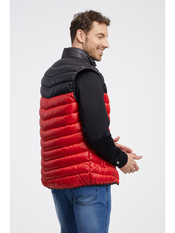 Sam 73 Črno-rdeča moška prešita jopica SAM 73 Potter