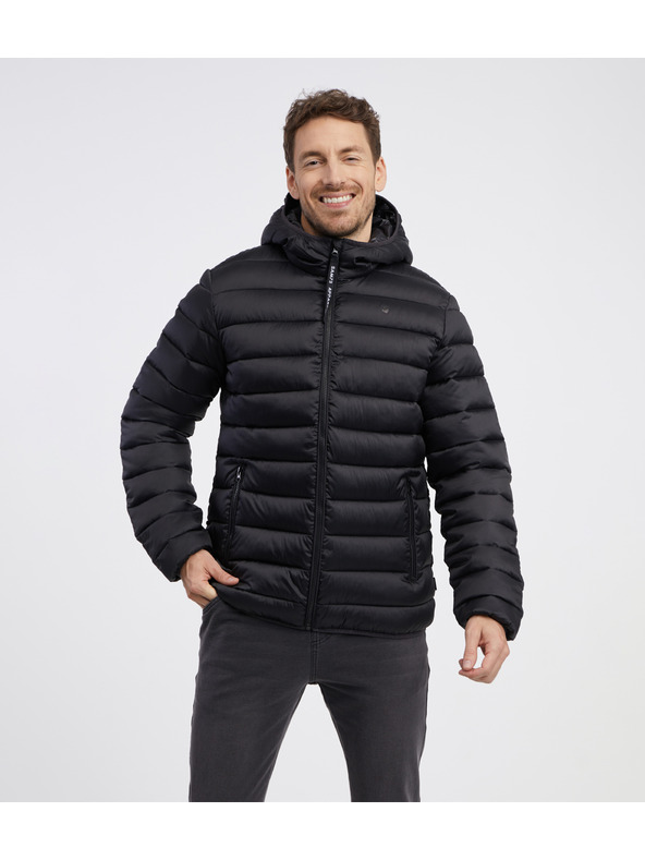 Sam 73 Črna moška prešita jakna SAM 73 Spider