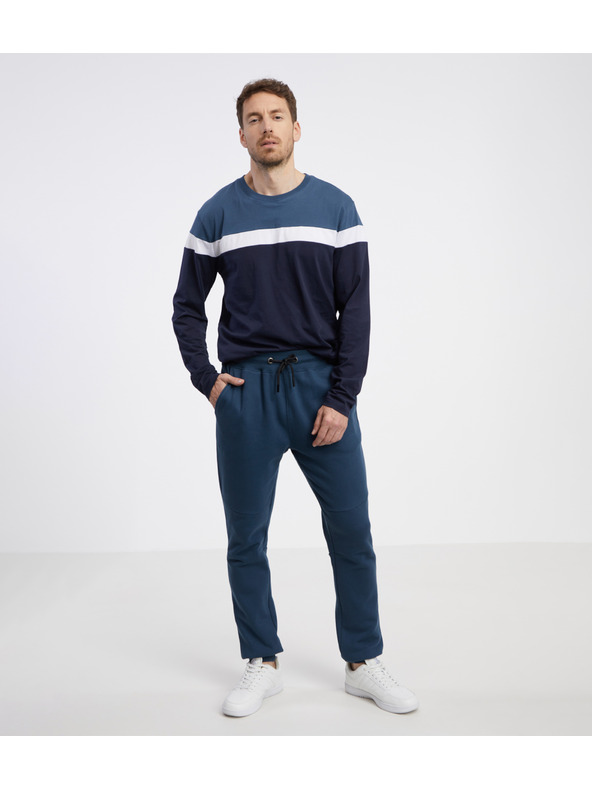 Sam 73 Temno modre moške hlače SAM 73 Dobby