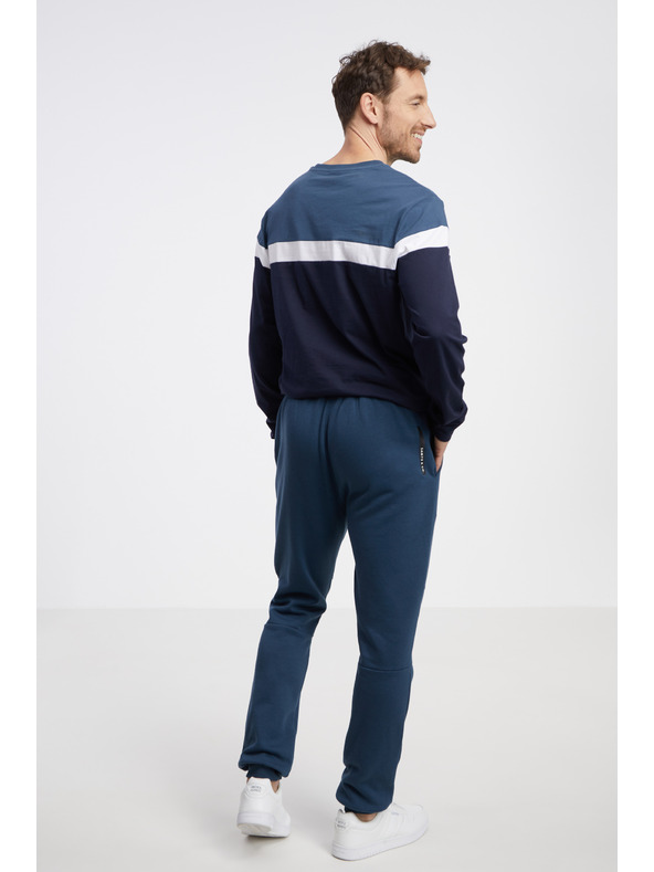 Sam 73 Temno modre moške hlače SAM 73 Dobby