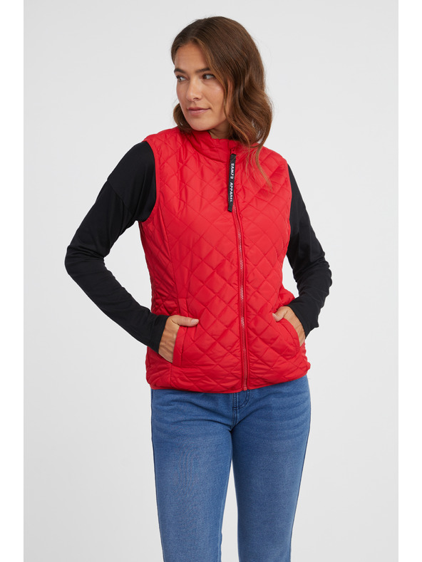 Sam 73 Rdeča ženska prešita kapuca SAM 73 Pictor