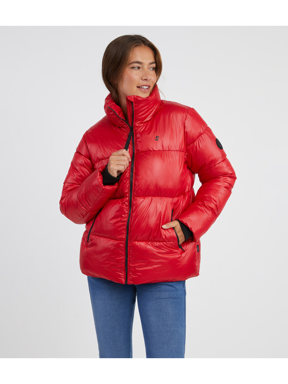 Sam 73 Rdeča ženska prešita jakna SAM 73 Jamie