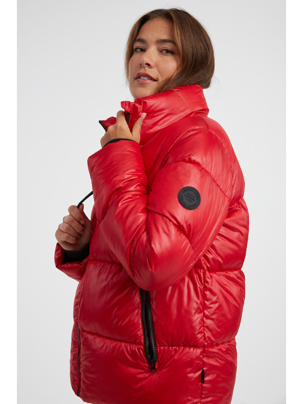 Sam 73 Rdeča ženska prešita jakna SAM 73 Jamie