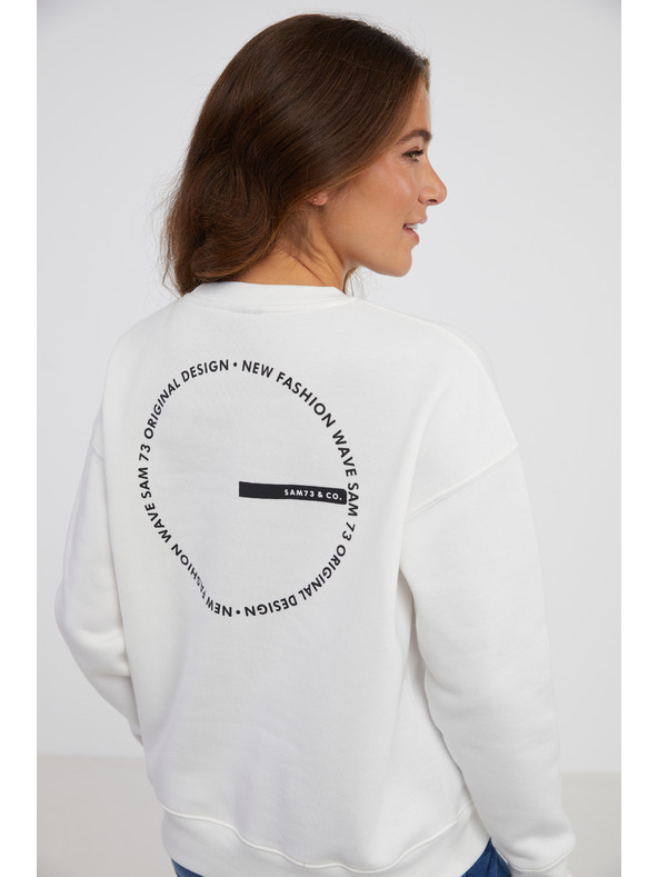 Sam 73 Bela ženska majica SAM 73 Amber