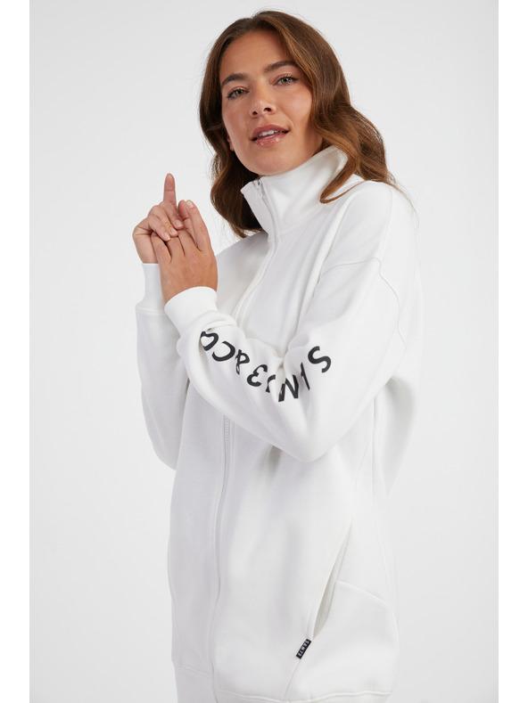 Sam 73 Bela ženska jopa z zadrgo SAM 73 Asajj