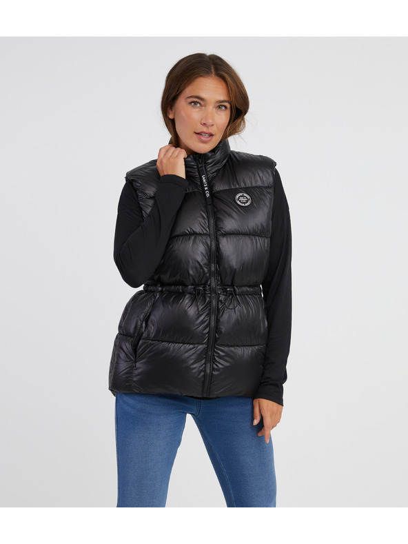 Sam 73 Črni ženski prešiti telovnik SAM 73 Charlotte