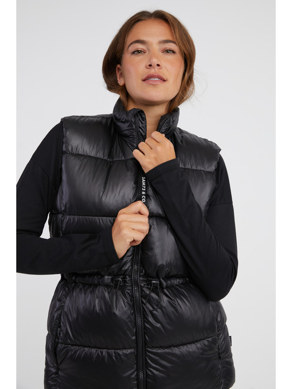 Sam 73 Črni ženski prešiti telovnik SAM 73 Charlotte