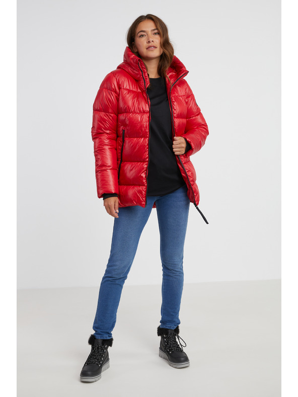 Sam 73 Rdeča ženska zimska prešita jopica SAM 73 Jules