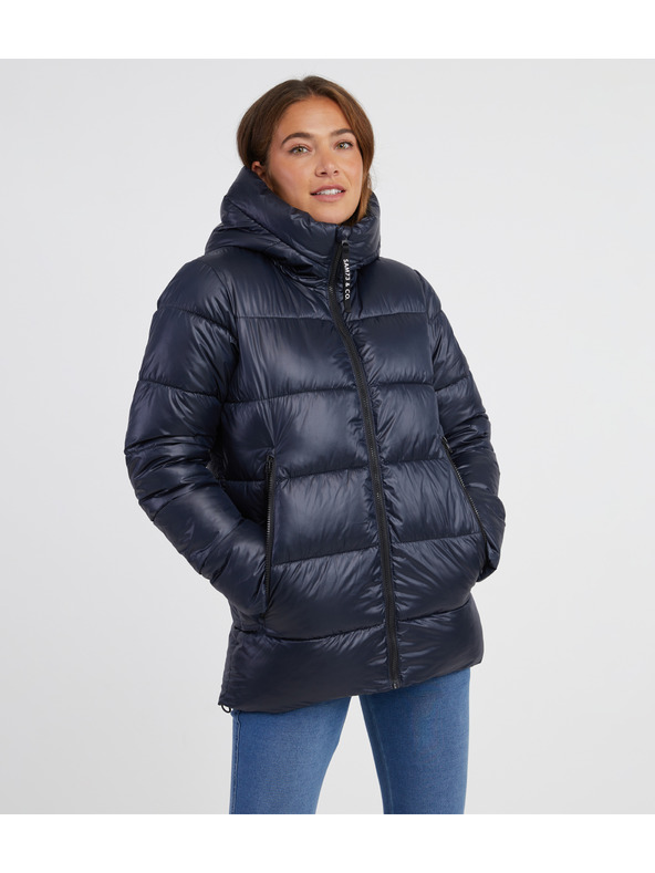 Sam 73 Temno modra ženska zimska prešita jakna SAM 73 Jules