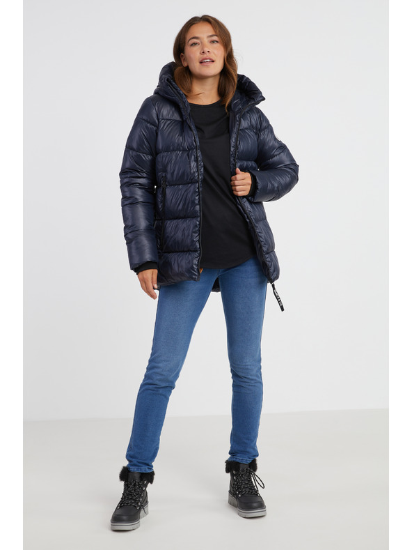 Sam 73 Temno modra ženska zimska prešita jakna SAM 73 Jules