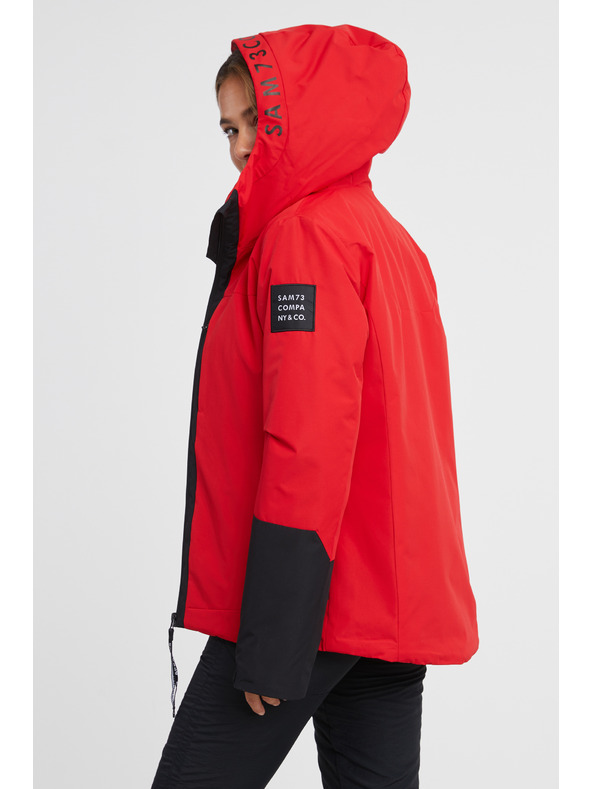 Sam 73 Črno-rdeča ženska jakna SAM 73 Minerva