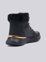 Sam 73 Črni ženski zimski gležnjarji s semišnimi detajli SAM 73 Antlia