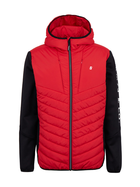 Sam 73 Črno-rdeča moška lahka prešita jakna SAM 73 Travis