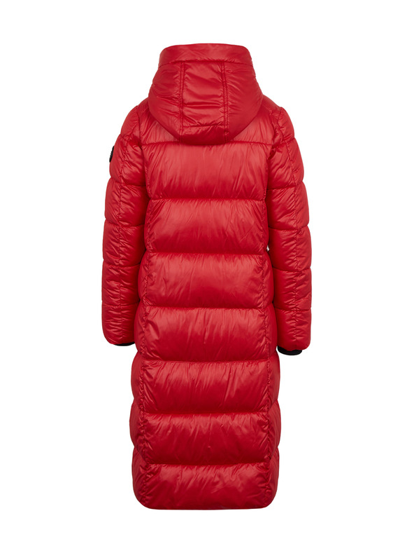 Sam 73 Rdeč ženski prešiti plašč s kapuco SAM 73 Anna