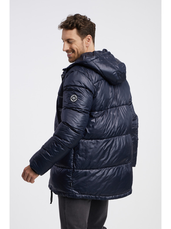 Sam 73 Temno modra moška zimska prešita jakna SAM 73 Loki