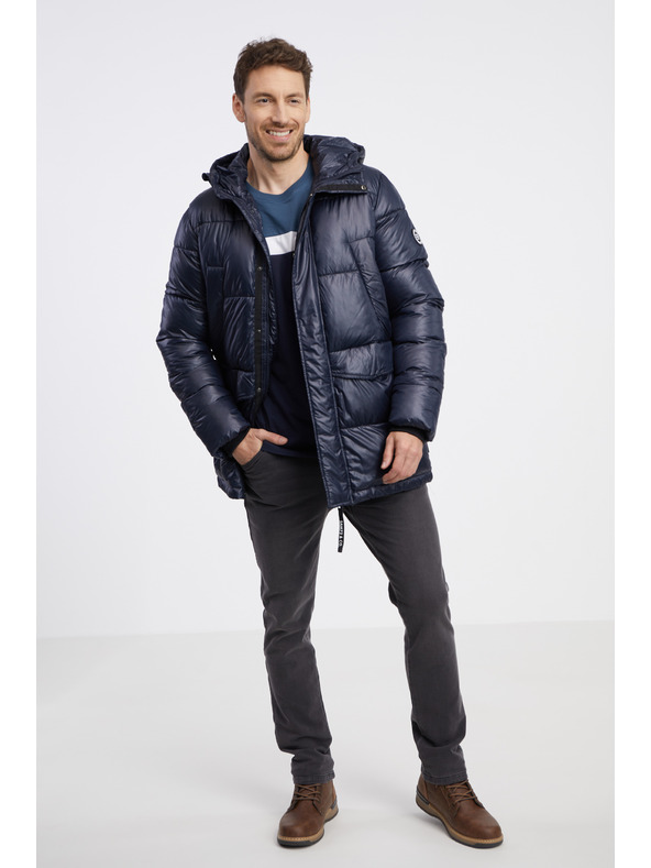 Sam 73 Temno modra moška zimska prešita jakna SAM 73 Loki